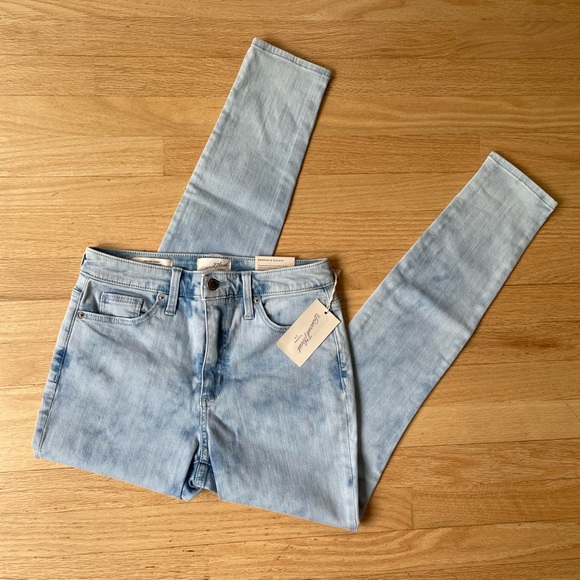 Universal Thread High Rise Skinny Acid Wash Jeans Size 4 New With Tags - Picture 2 of 14